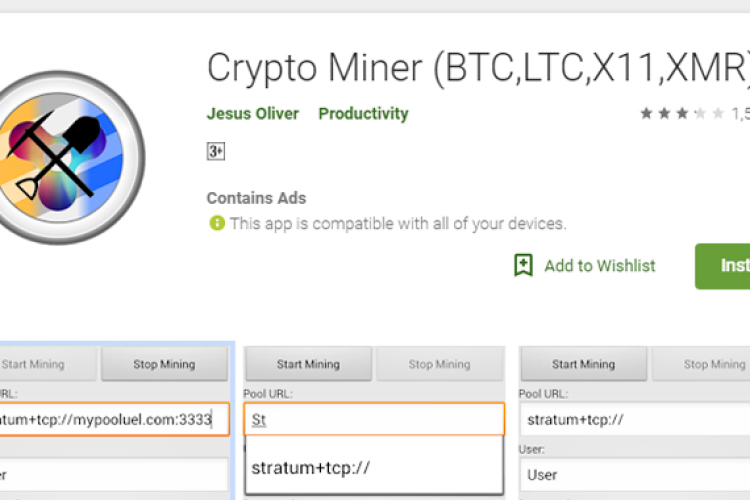 حذف Minerها از پلی‌استور توسط گوگل!